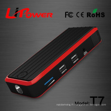 Démarreur de démarrage alternatif 12V 12000mAh démarreur de démarrage multifonction avec compresseur d&#39;air